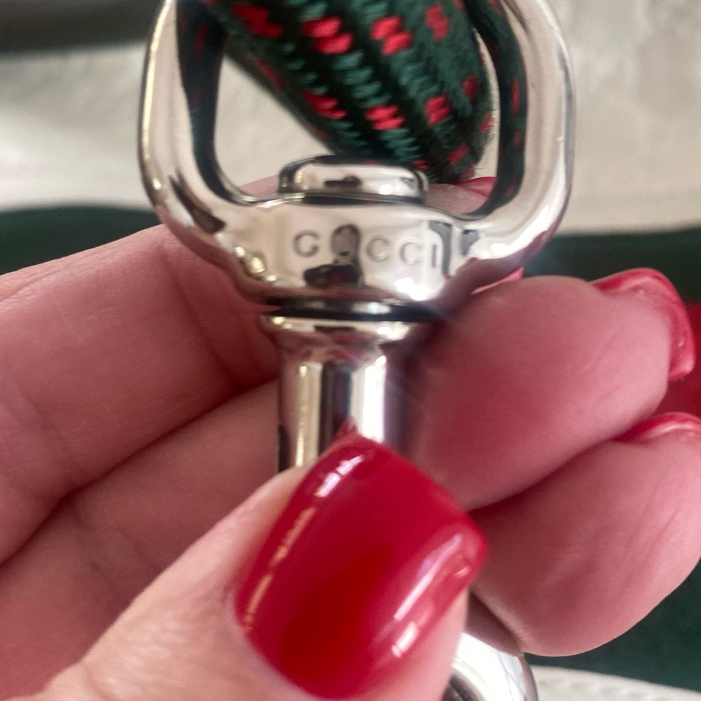 Gucci Riva Aquariva Yacht Bag with Red and Green Stripes - Picture 16 of 16